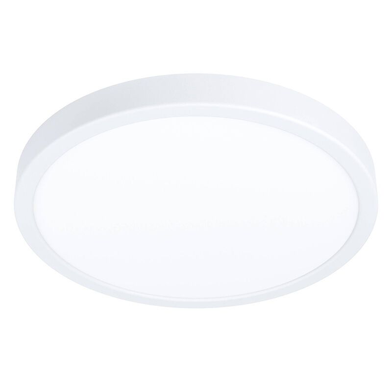 Vit smart taklampa plast, Geraldo, 19,5W, varm till kall vit justerbar LED, IP44 Vit smart taklampa plast, Geraldo, 19,5W, varm till kall vit justerbar LED, IP44