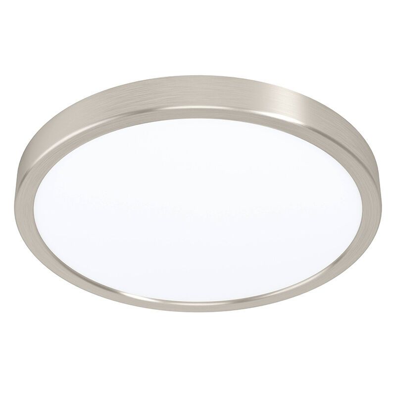 Nickel smart taklampa plast, Geraldo, 19,5W, varm till kall vit justerbar LED, IP44