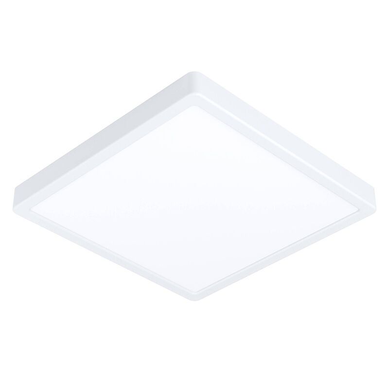 Vit smart taklampa plast, Geraldo, 19,5W, varm till kall vit justerbar LED, IP44 Vit smart taklampa plast, Geraldo, 19,5W, varm till kall vit justerbar LED, IP44