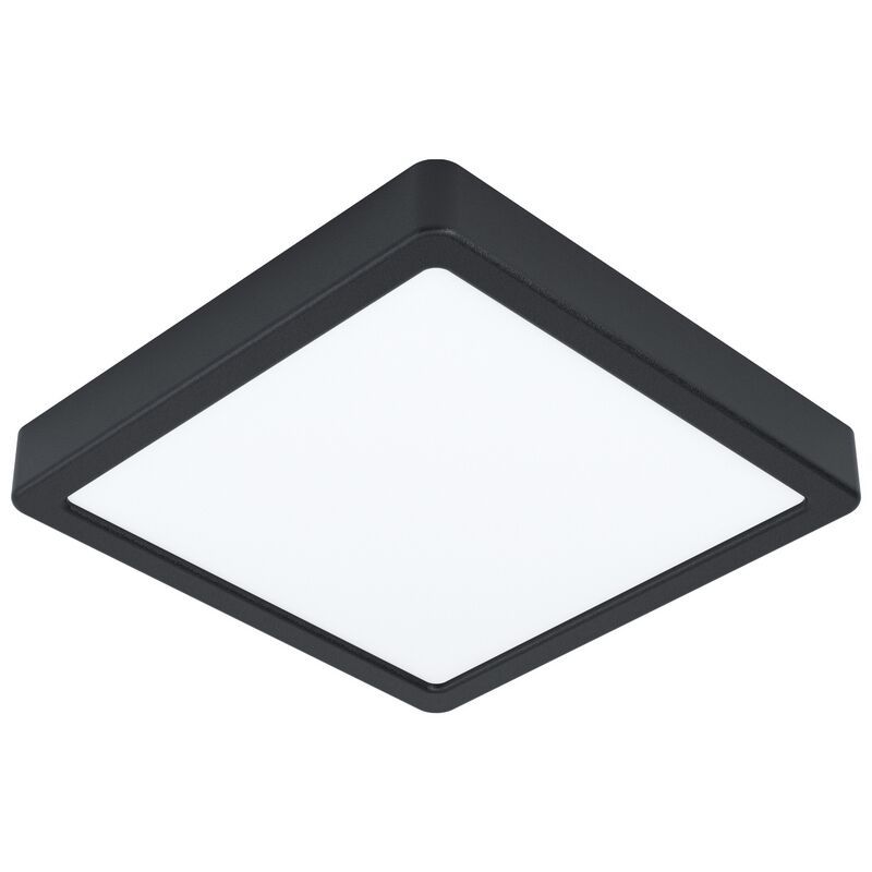 Svart taklampa stål, Pascale, 16W, 3000K LED