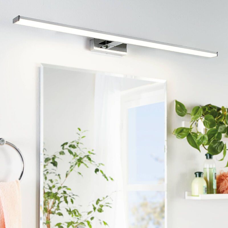 Krom spegelbelysning plast, Nancy, 13,5W, 4000K LED, IP44