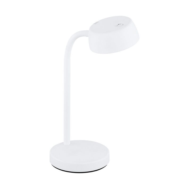 Vit bordslampa plast, Annelin, 4W, 3000K LED, med brytare