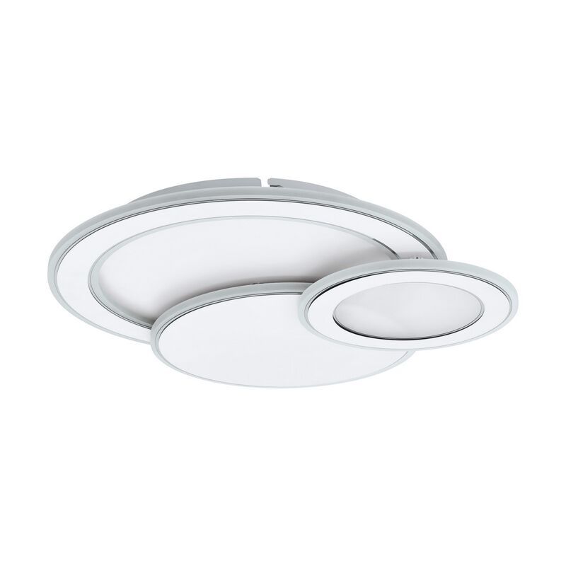 Krom modern plafond stål, Everdina, 11W, justerbar ljusfärg LED Krom modern plafond stål, Everdina, 11W, justerbar ljusfärg LED