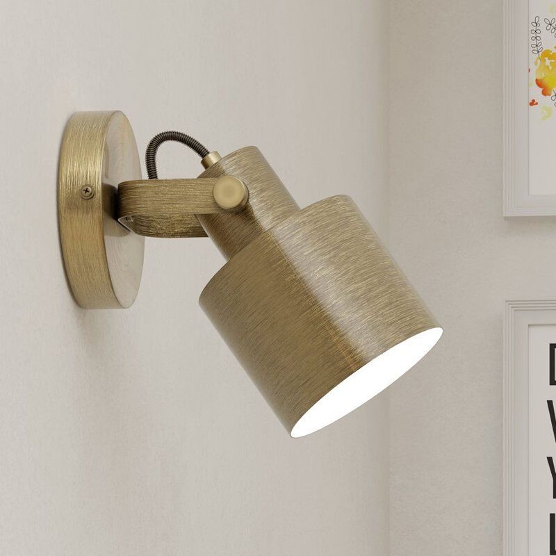 Guld industri väggspotlight aluminium, Kwinten