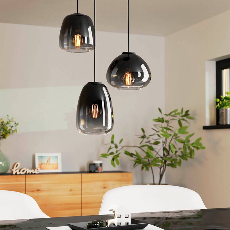 Svart design fönsterlampa glas, Yolanda Svart design fönsterlampa glas, Yolanda
