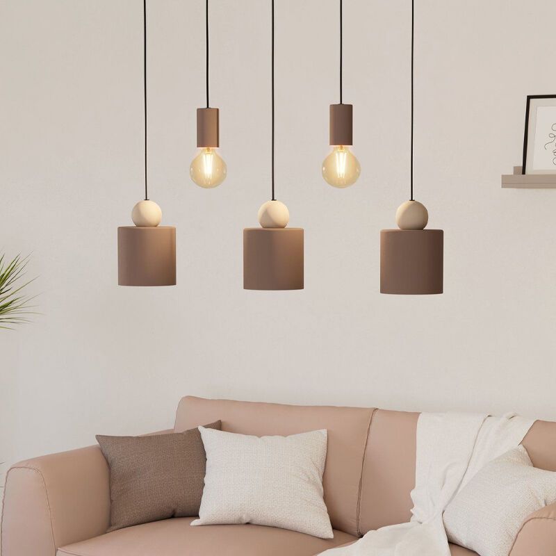 Taupe rustik fönsterlampa aluminium, Sjaak