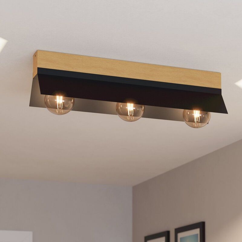 Svart industri taklampa aluminium, Kyla Svart industri taklampa aluminium, Kyla