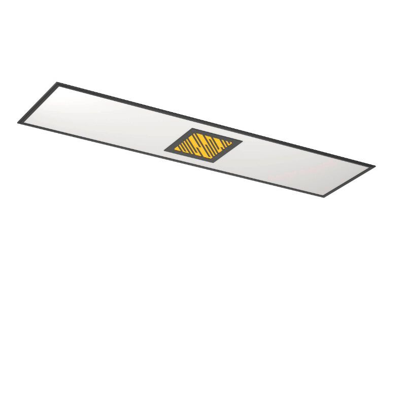 Svart modern taklampa aluminium, Vinesh, 35W, varm till kall vit justerbar LED, 3 stegs dimmer