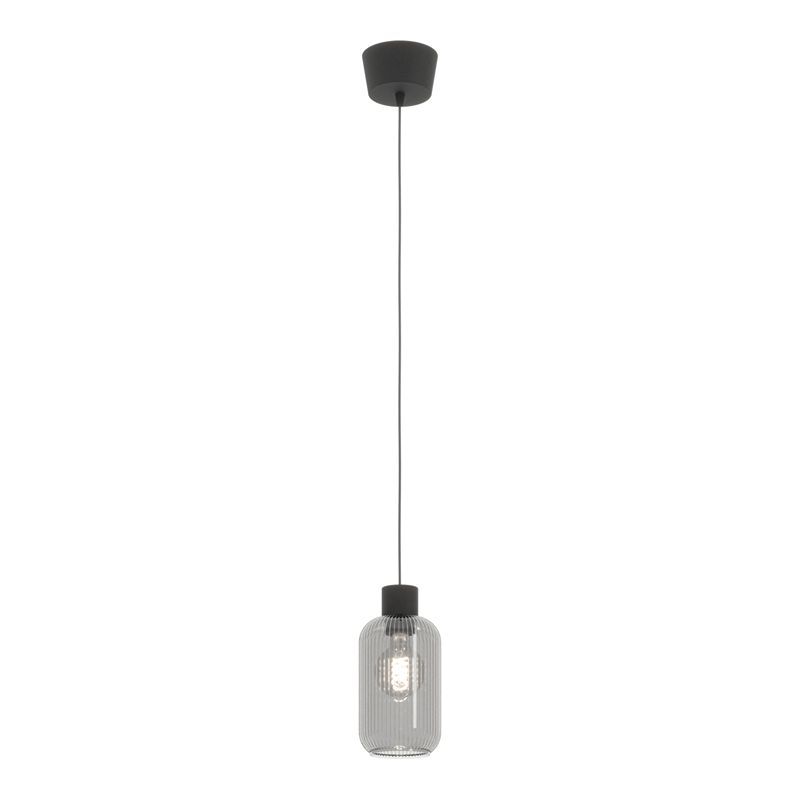 Svart modern fönsterlampa glas, Dasmina
