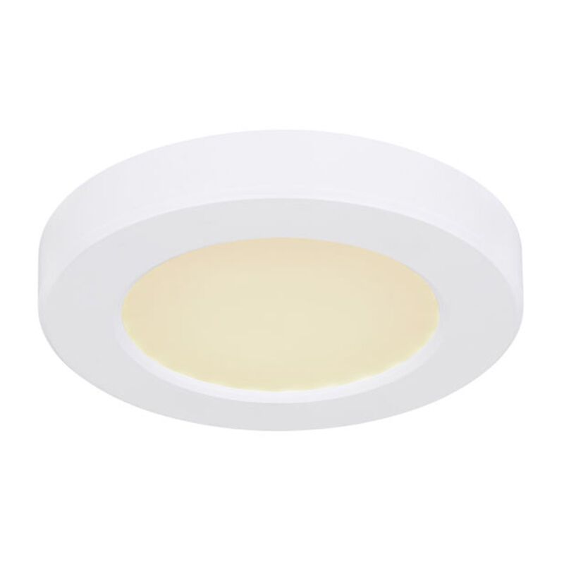 Vit plafond plast, Cage, 6W, justerbar ljusfärg LED