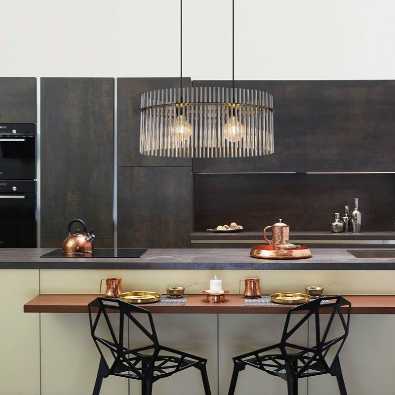 Svart design fönsterlampa glas, Genelva Svart design fönsterlampa glas, Genelva