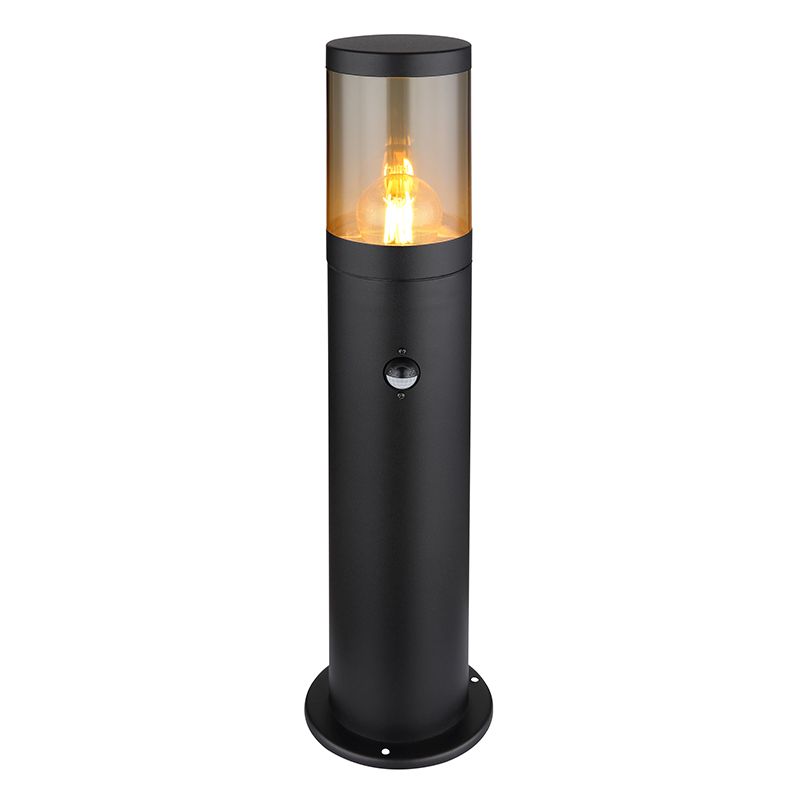 Svart modern utelampa rostfritt stål, Lambert, IP44