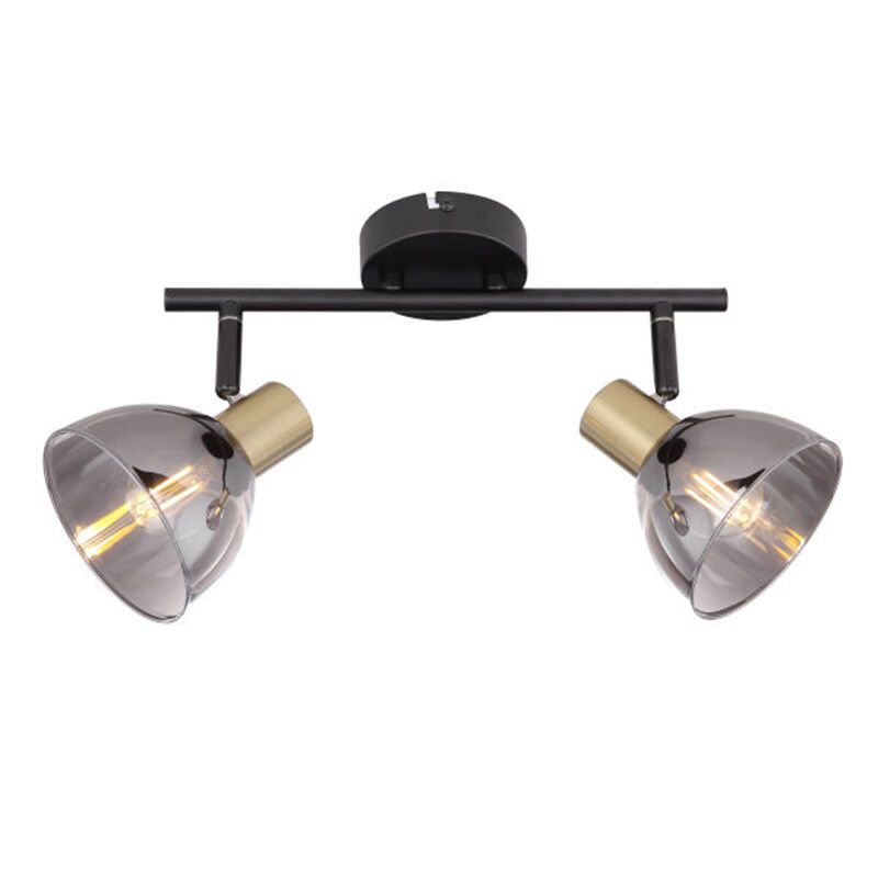 Guld modern spotlight tak glas, Arthur