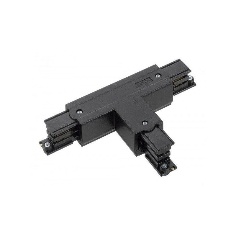 Svart T-Piece, Earth Right, 3-fas Svart T-Piece, Earth Right, 3-fas