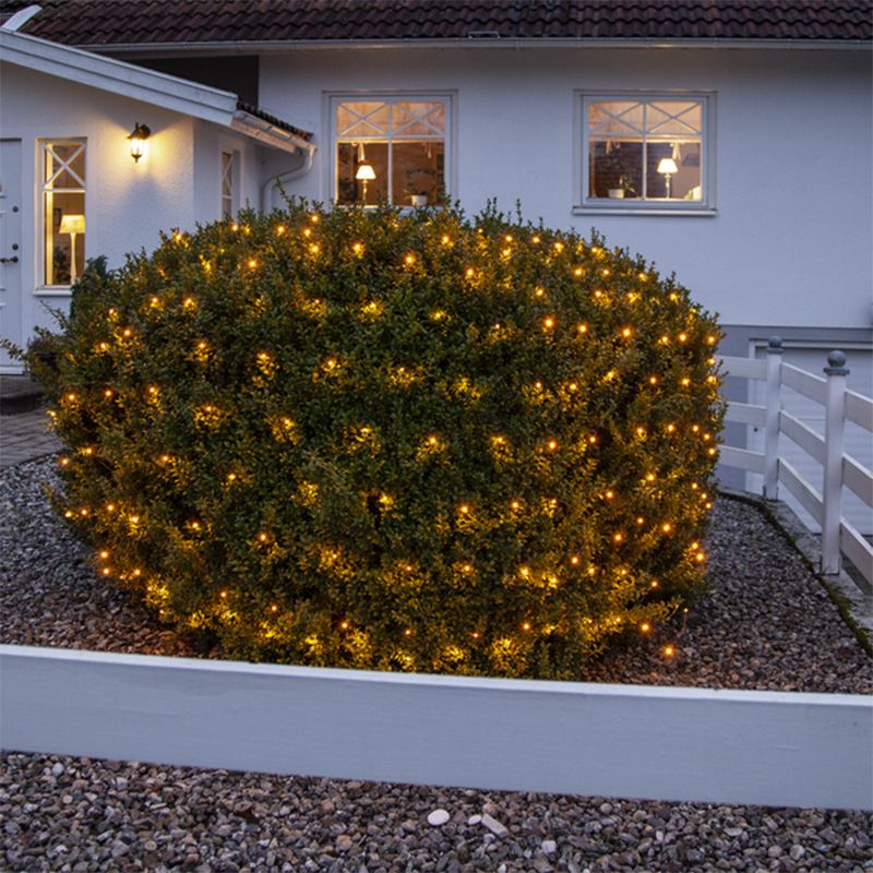 Buxus bollbelysning, 120 cm, varm vit, IP44