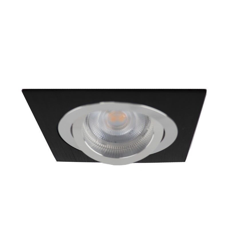 Aluminium infälld spotlight svart, Heido Aluminium infälld spotlight svart, Heido