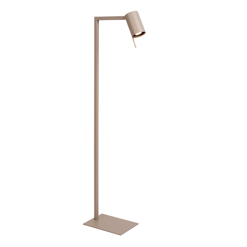 Taupe skrivbordslampa modern, Lesley, med brytare