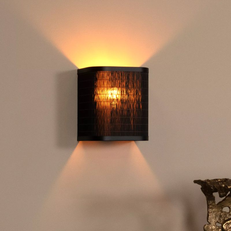 Bambu vägglampa svart, Tagalog