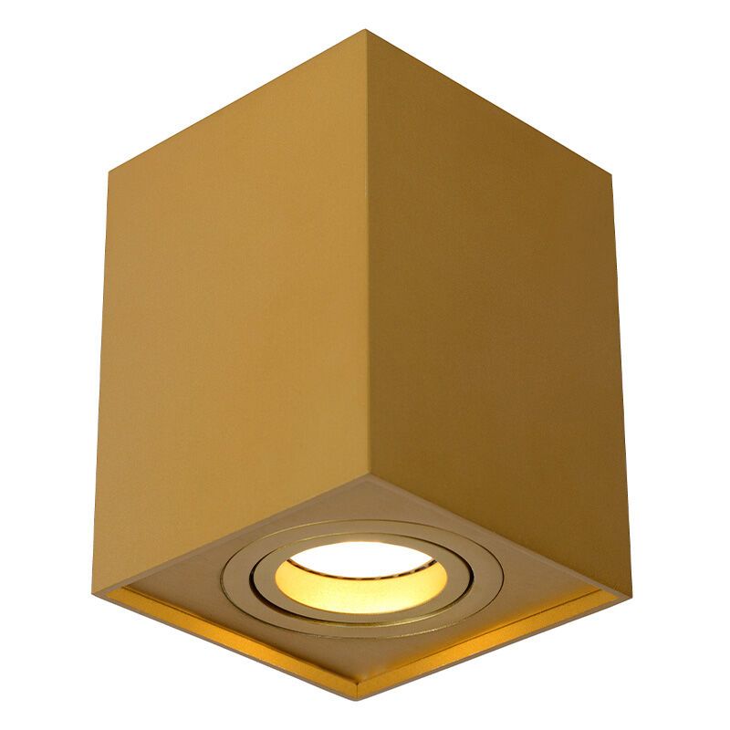 Guld utanpåliggande spotlight modern, Tube Guld utanpåliggande spotlight modern, Tube