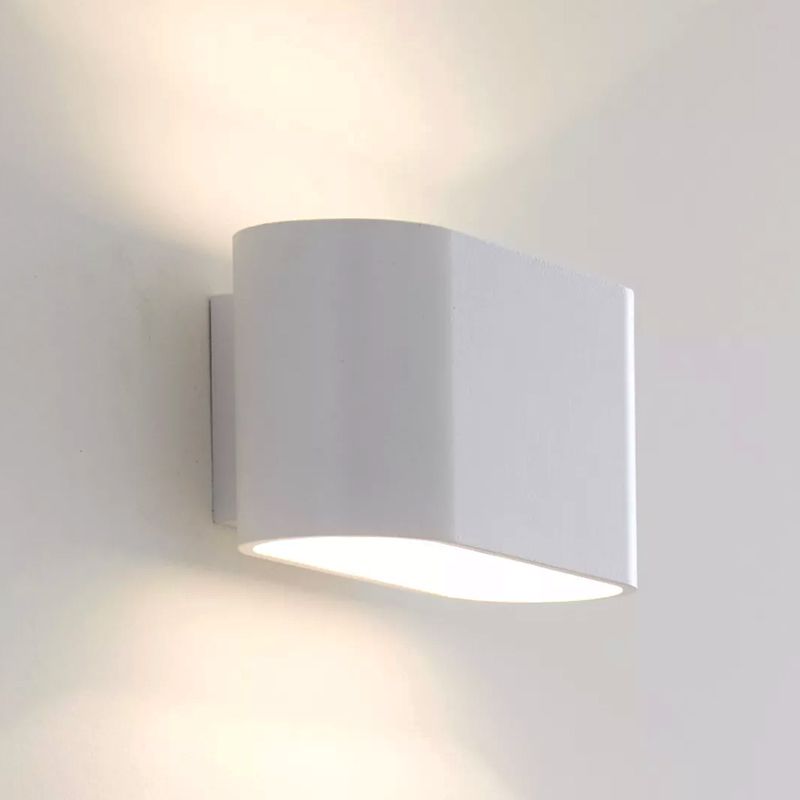 Vit vägglampa modern, Xera