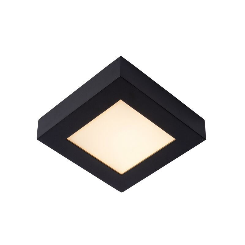 Svart plafond modern, Brice, 15W, 3000K LED, IP44