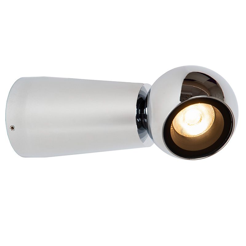 Krom utelampa modern, Ipsos, 5W, 2700K LED, IP54