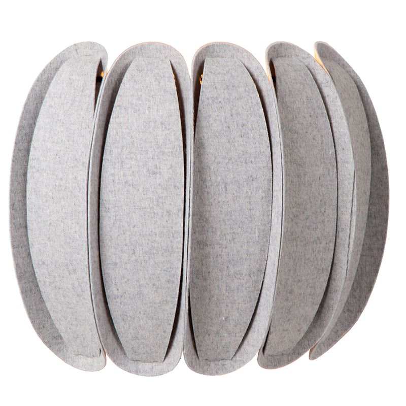 Grå vägglampa modern, Spencer