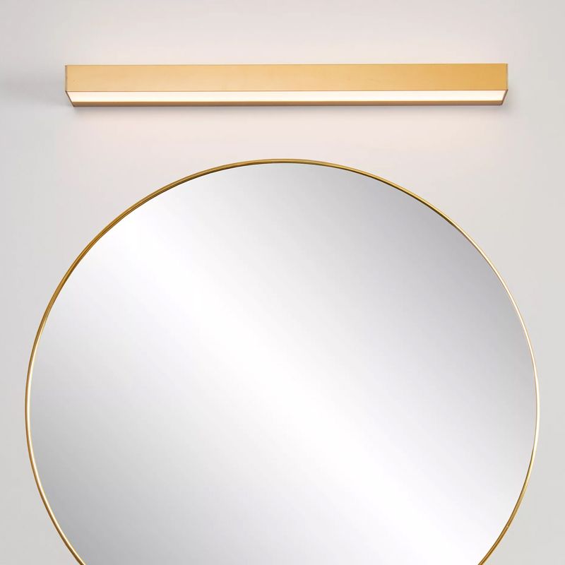 Mässing badrumslampa vägg modern, Alexa, 8W, 3000K LED, IP44