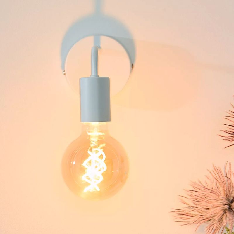 Vit vägglampa modern, Scott