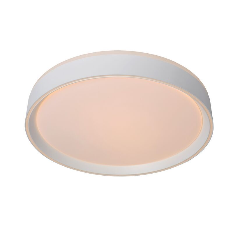 Vit plafond modern, Nuria, 24W, 2700K LED Vit plafond modern, Nuria, 24W, 2700K LED