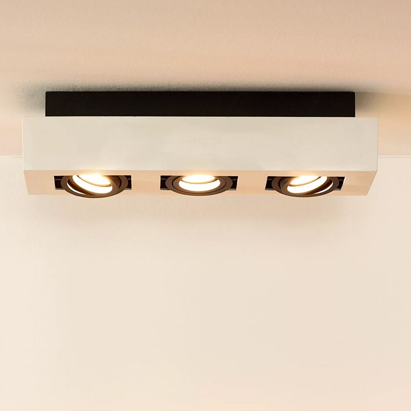 Vit utanpåliggande spotlight modern, Xirax