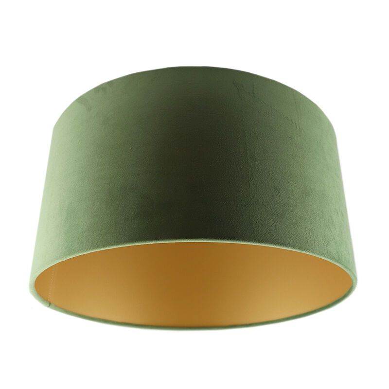 Modern velour lampskärm guld, Milene