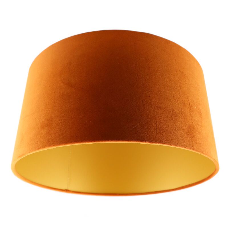 Modern velour lampskärm guld, Milene