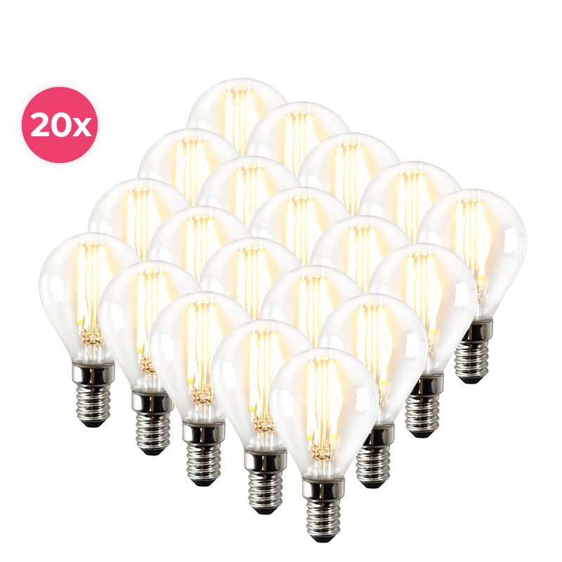 20-pack dimbar Sorna E14 LED lampa, 2700k, 3,5w 20-pack dimbar Sorna E14 LED lampa, 2700k, 3,5w
