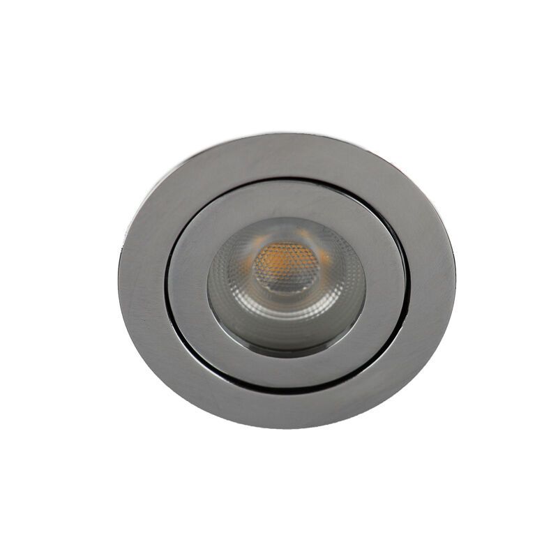 Krom modern infälld spotlight badrum aluminium, Dorx, IP44 Krom modern infälld spotlight badrum aluminium, Dorx, IP44