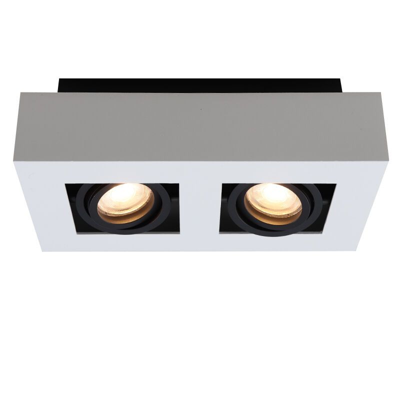 Aluminium utanpåliggande spotlight vit, Noraly Aluminium utanpåliggande spotlight vit, Noraly