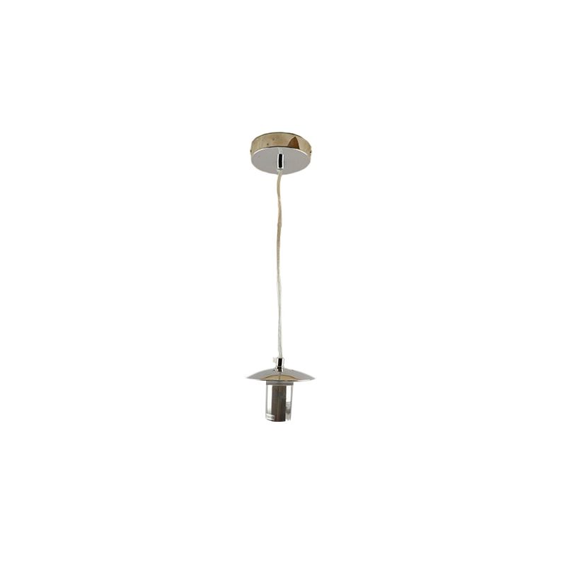 Metall fönsterlampa utan skärm krom, Minne