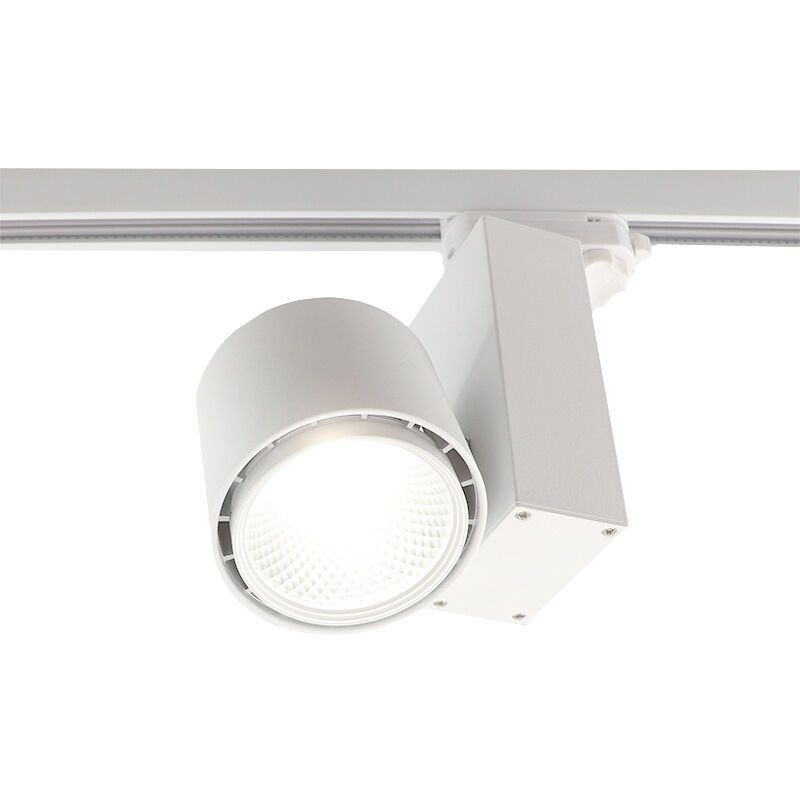 Vit Bisolux Master B spotlight skena, Philips drivrutin, 4000k, 20w, 36 grader