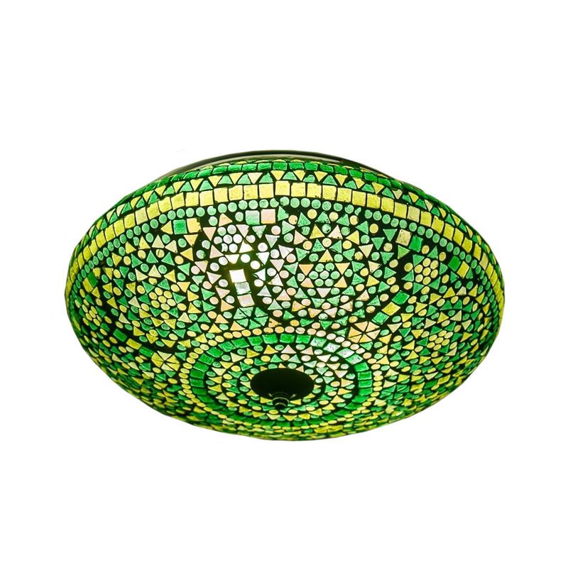 Grön orientalisk plafond mosaik, Louay Grön orientalisk plafond mosaik, Louay