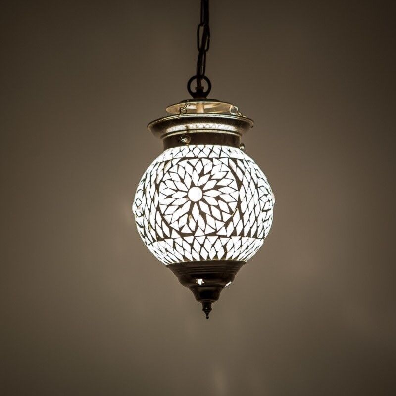 Transparent orientalisk fönsterlampa mosaik, Nisrin