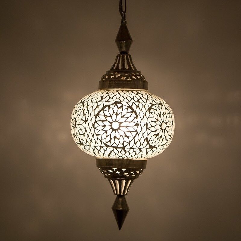 Transparent orientalisk fönsterlampa mosaik, Aicha