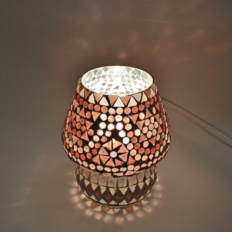 Lila orientalisk bordslampa mosaik, Rachel