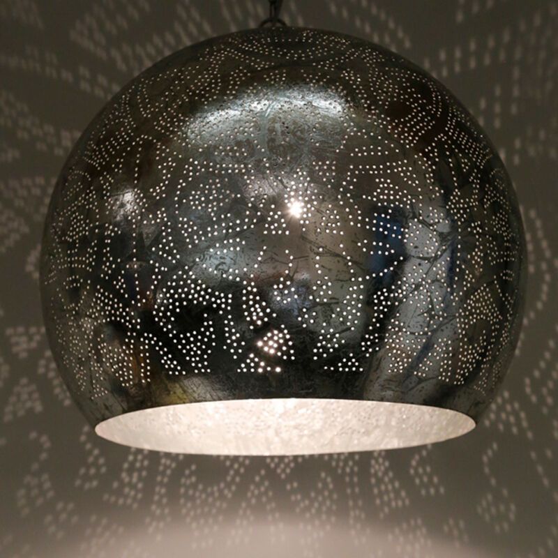 Silver orientalisk fönsterlampa filigran, Alyssa Silver orientalisk fönsterlampa filigran, Alyssa