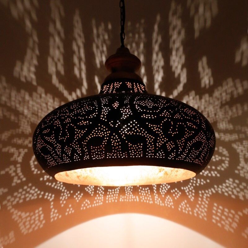Svart orientalisk fönsterlampa filigran, Zina Svart orientalisk fönsterlampa filigran, Zina