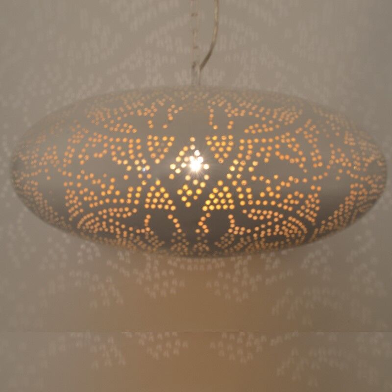 Vit orientalisk fönsterlampa filigran, Zina Vit orientalisk fönsterlampa filigran, Zina