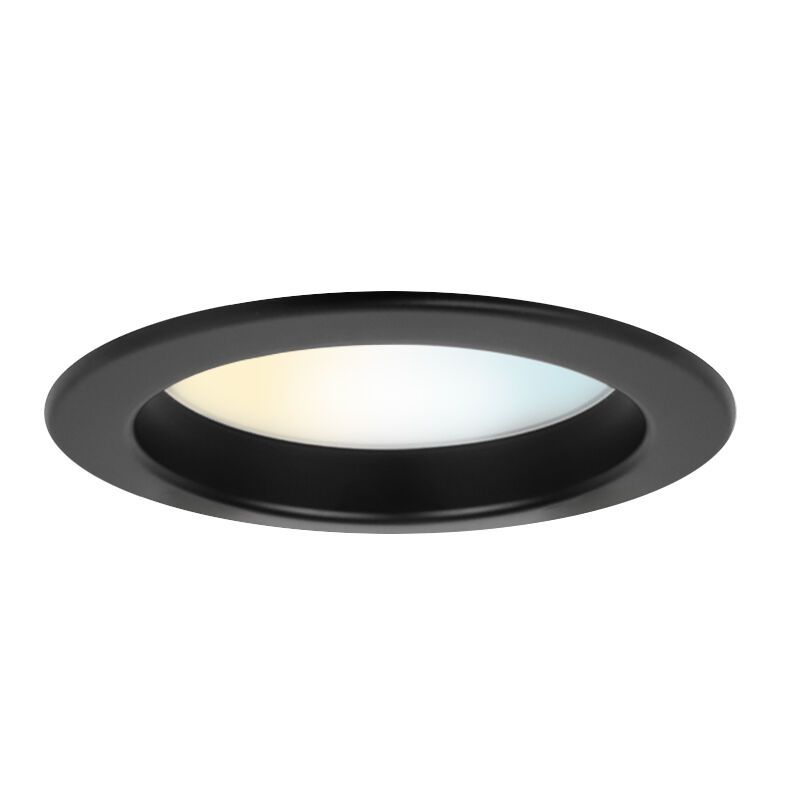 Svart downlight aluminium, Otmar, 12W, white switch LED, IP22 Svart downlight aluminium, Otmar, 12W, white switch LED, IP22