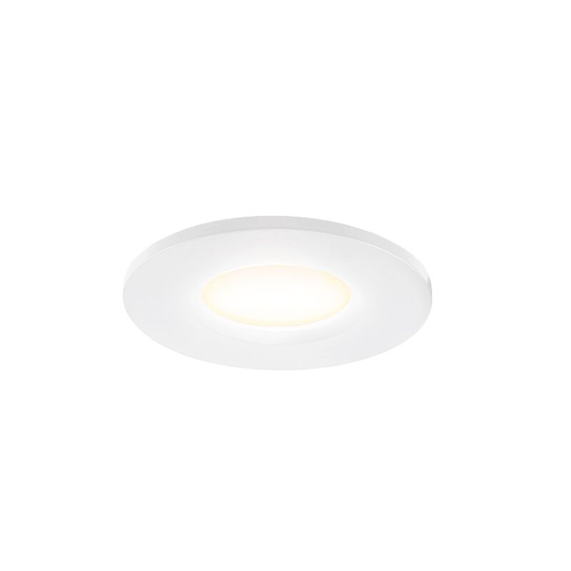 Vit mini infälld spotlight aluminium, Philomena, 1,5W, 3000K LED, IP44 Vit mini infälld spotlight aluminium, Philomena, 1,5W, 3000K LED, IP44