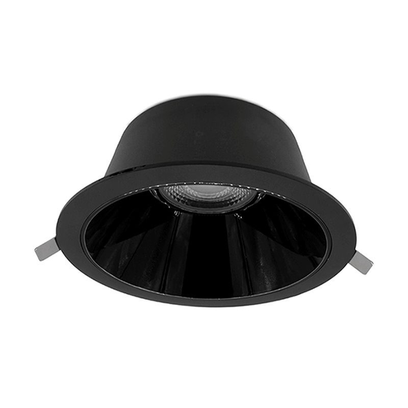 Svart downlight aluminium, Maud, 20W, white switch LED, IP22 Svart downlight aluminium, Maud, 20W, white switch LED, IP22