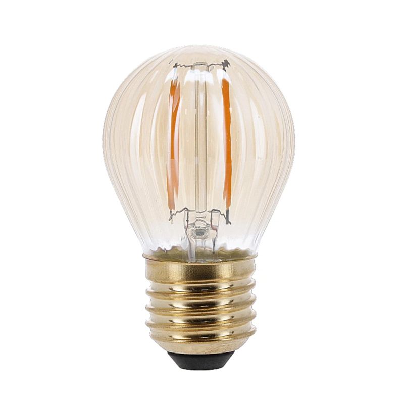 Dimbar E27 LED lampa bärnstensfärgad, 2W, 2000K