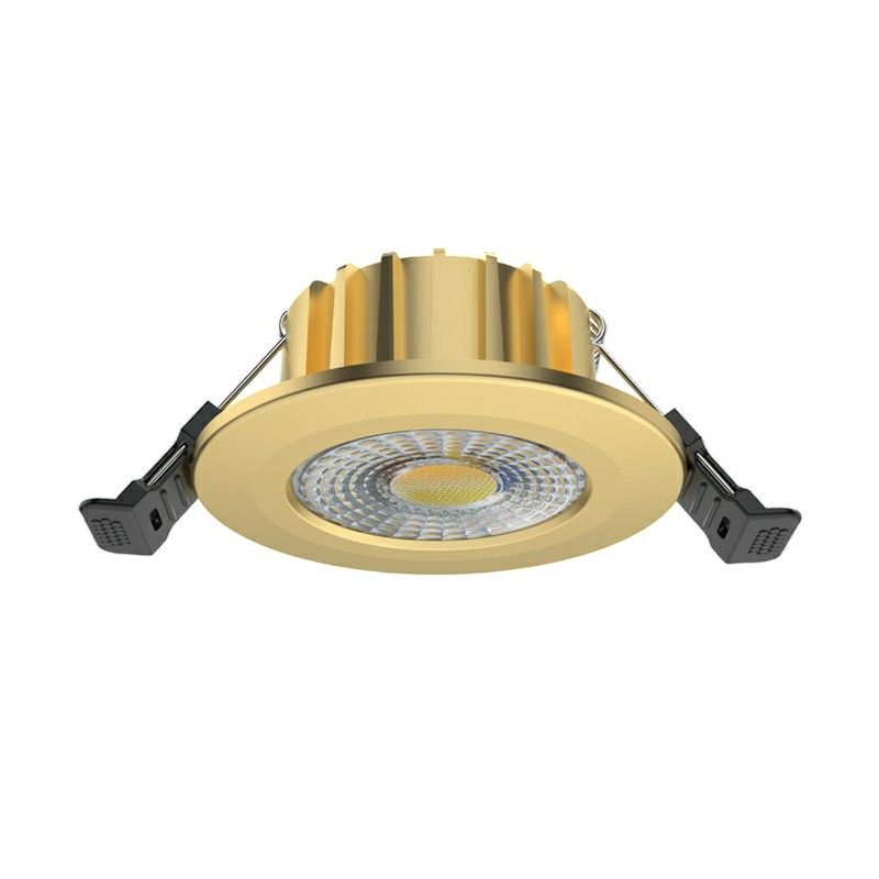 Mässing downlight aluminium, Hobie, 6W, white switch LED, IP65 Mässing downlight aluminium, Hobie, 6W, white switch LED, IP65
